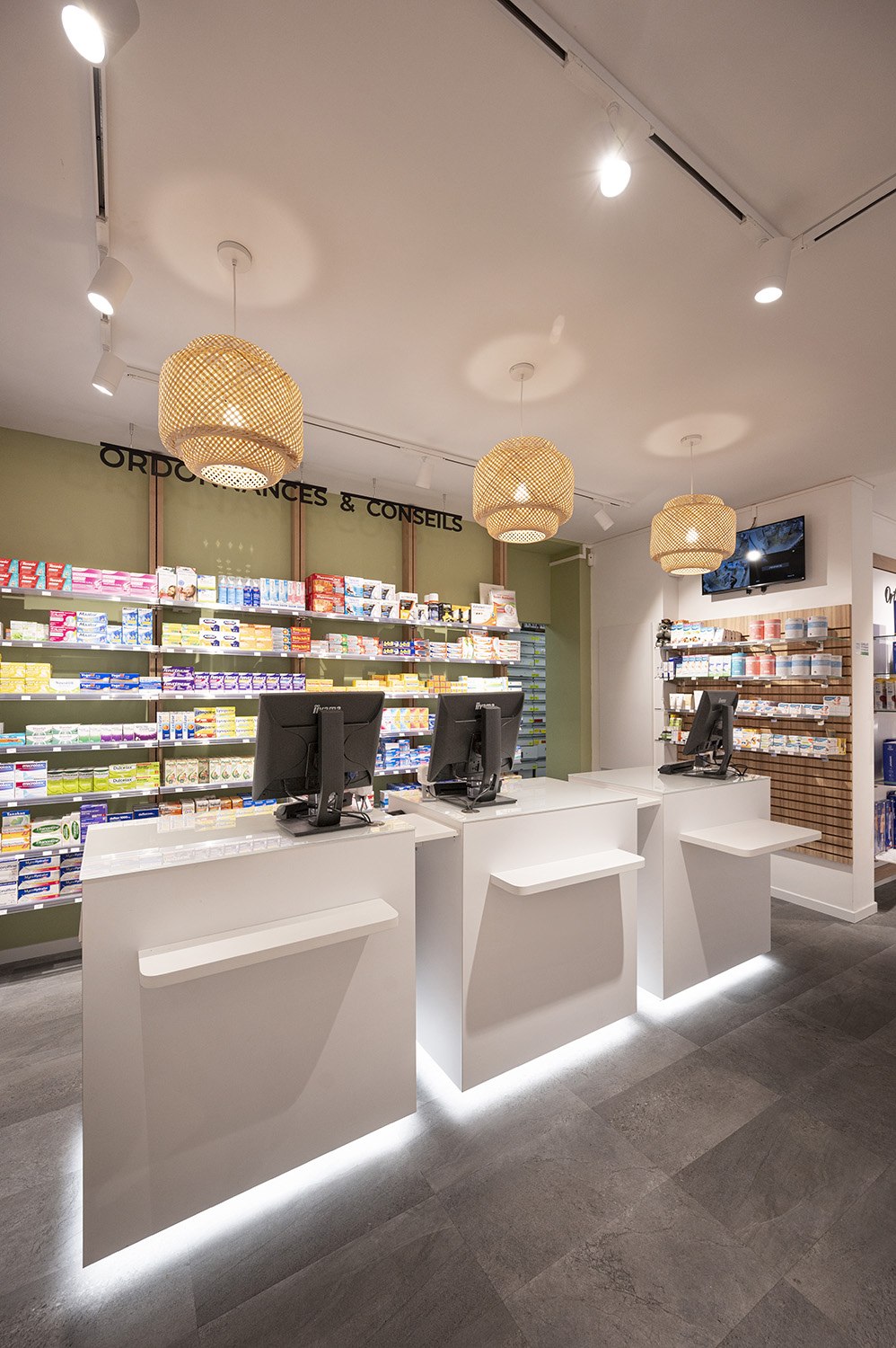 Pharmacie Ramey — détail du projet