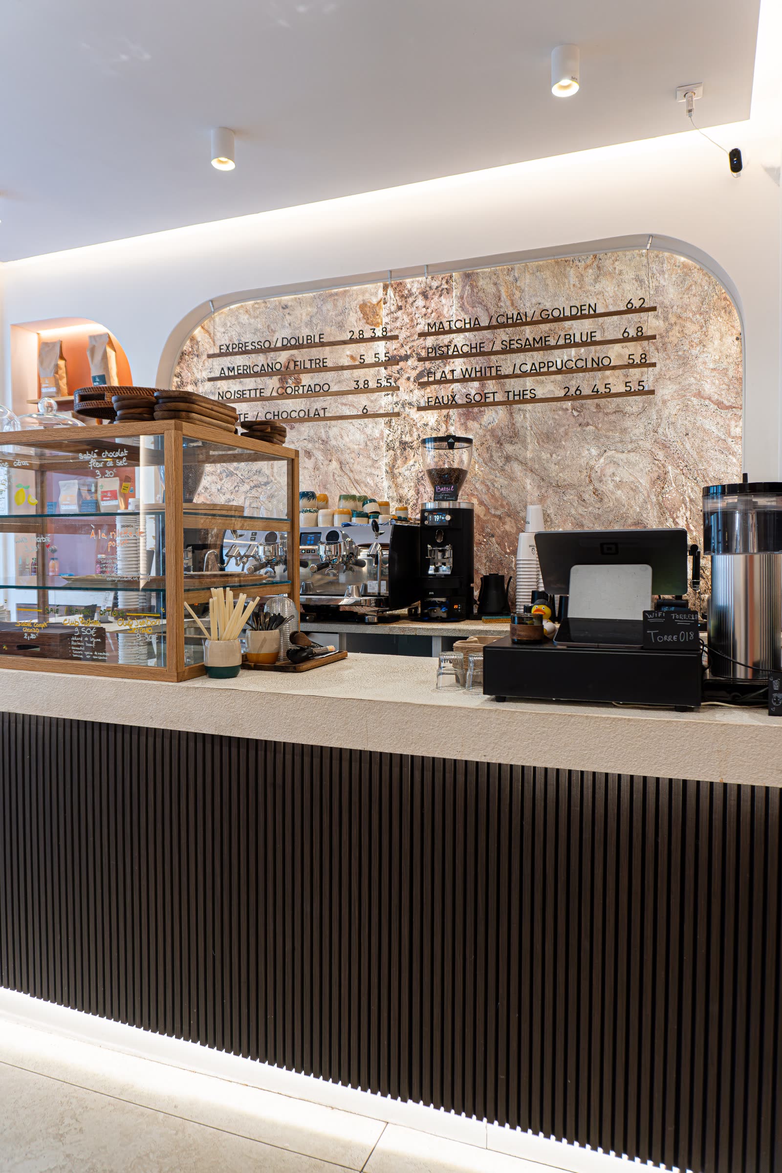 Torré Coffee Shop Abbesses — détail du projet