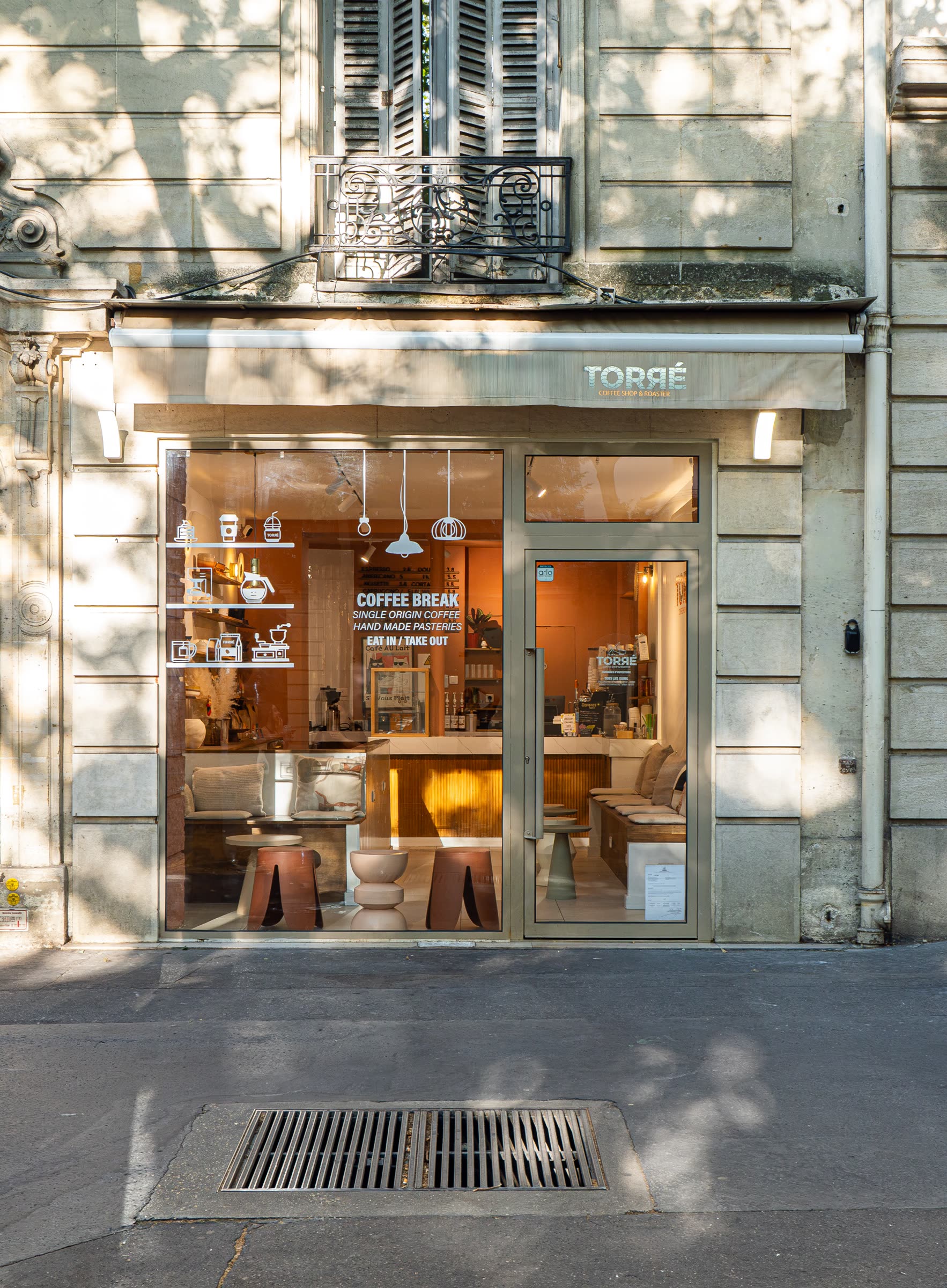 Torré Coffee Shop Invalides — vue du projet